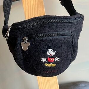 Disney Black Mickey Mouse Men's or Women’s Fanny Pack